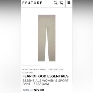 Essentials- Fear of God leggings